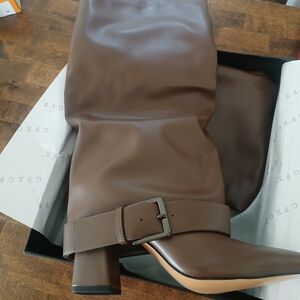 Brown Leather Women's Boots